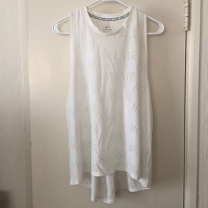 White Nike Workout Tank Top